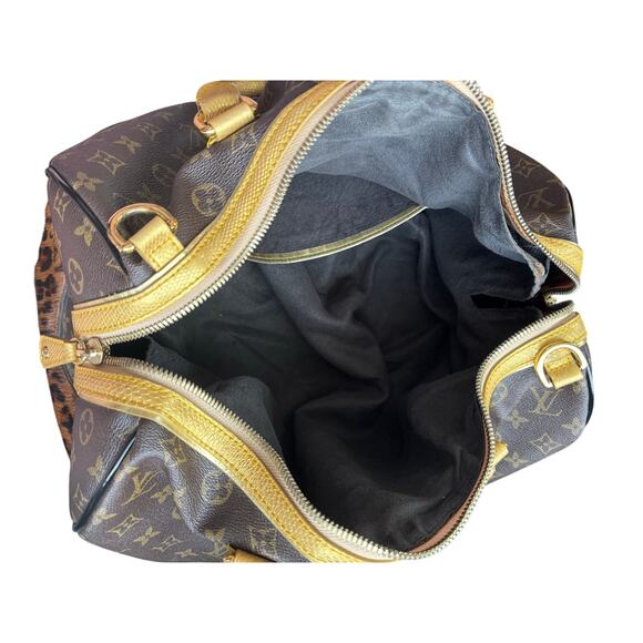 Louis Vuitton Leopard Monogram Stephen Sprouse Bouston Bag (TH0076) - Picture 8 of 10